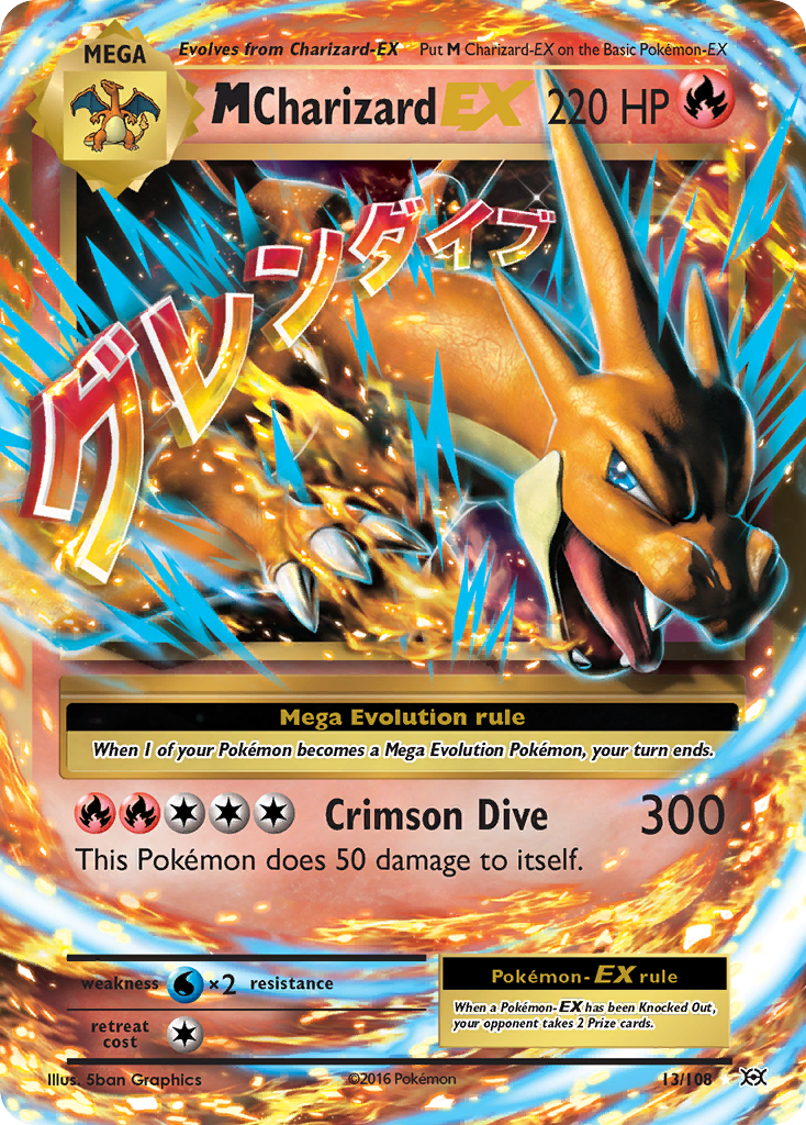 Evolutions M Charizard EX #13/108